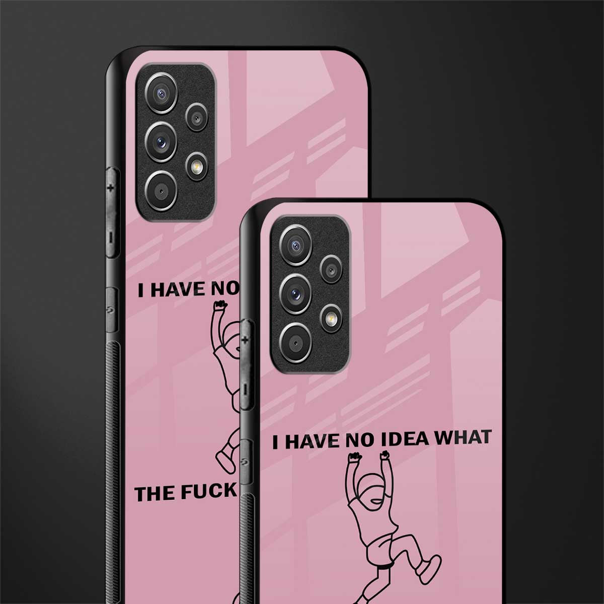 i have no idea glass case for samsung galaxy a72 image-2