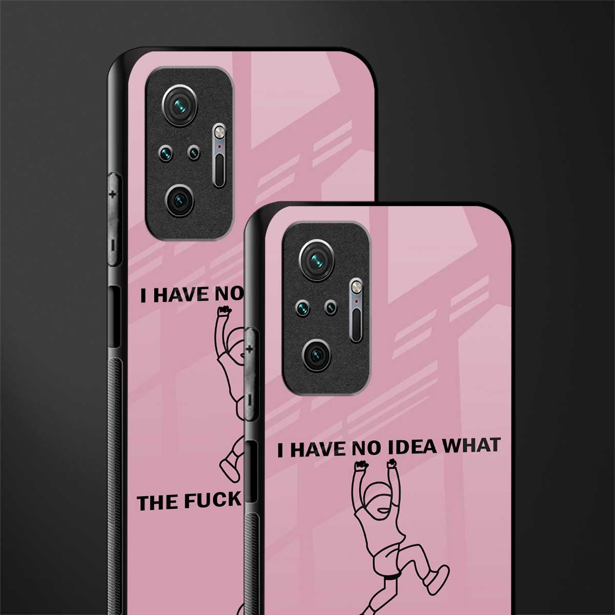 i have no idea glass case for redmi note 10 pro max image-2