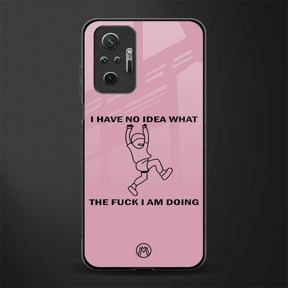 i have no idea glass case for redmi note 10 pro image