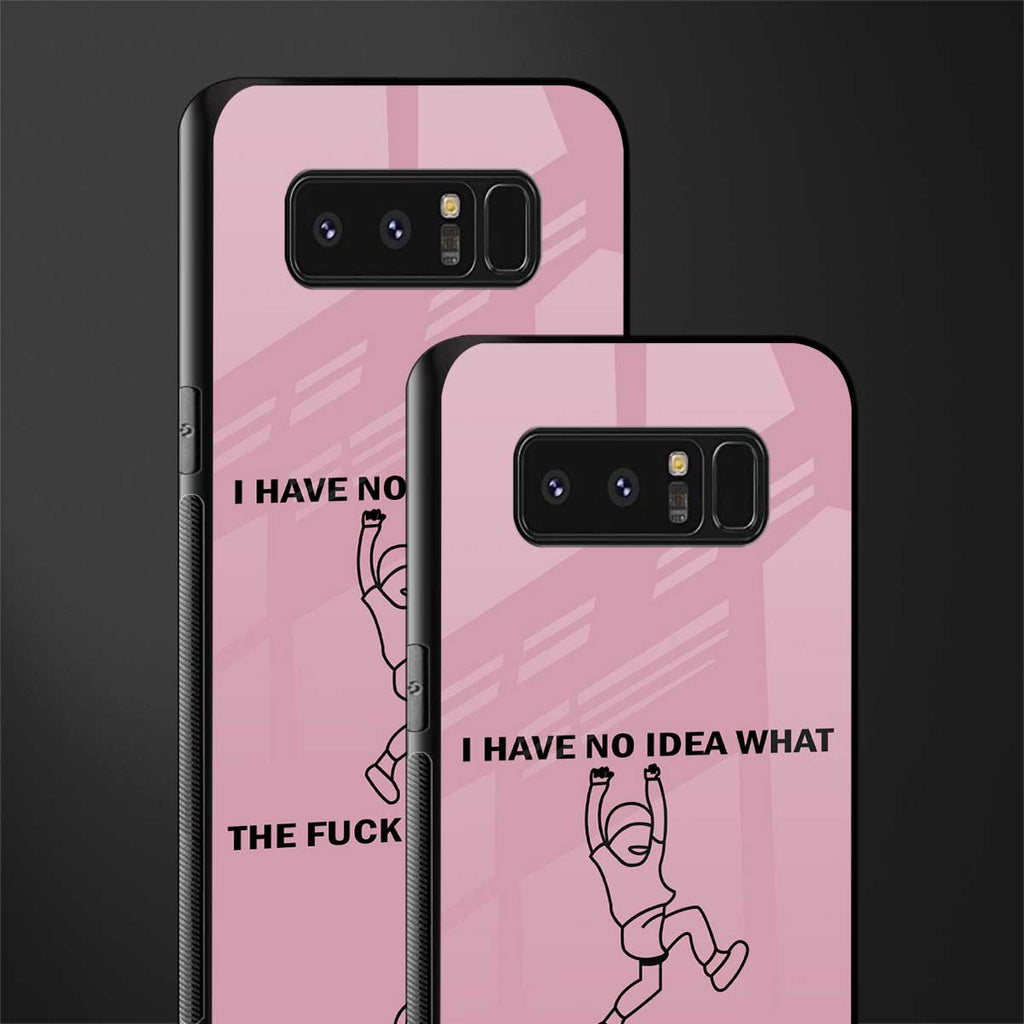 i have no idea glass case for samsung galaxy note 8 image-2