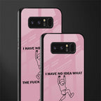 i have no idea glass case for samsung galaxy note 8 image-2