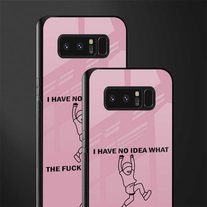 i have no idea glass case for samsung galaxy note 8 image-2