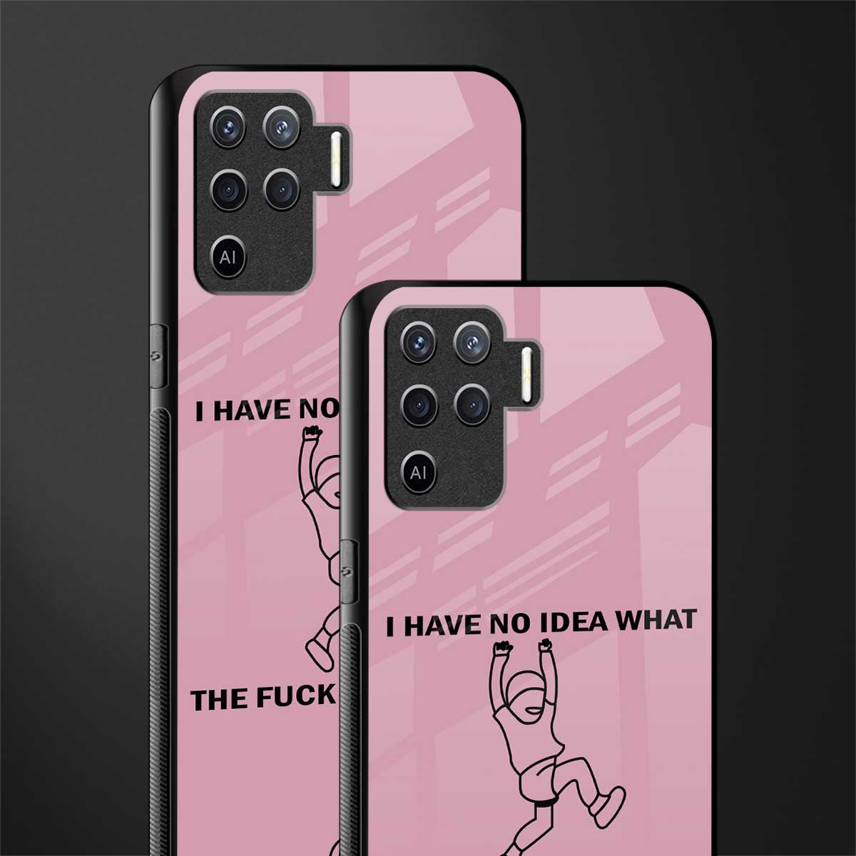 i have no idea glass case for oppo f19 pro image-2