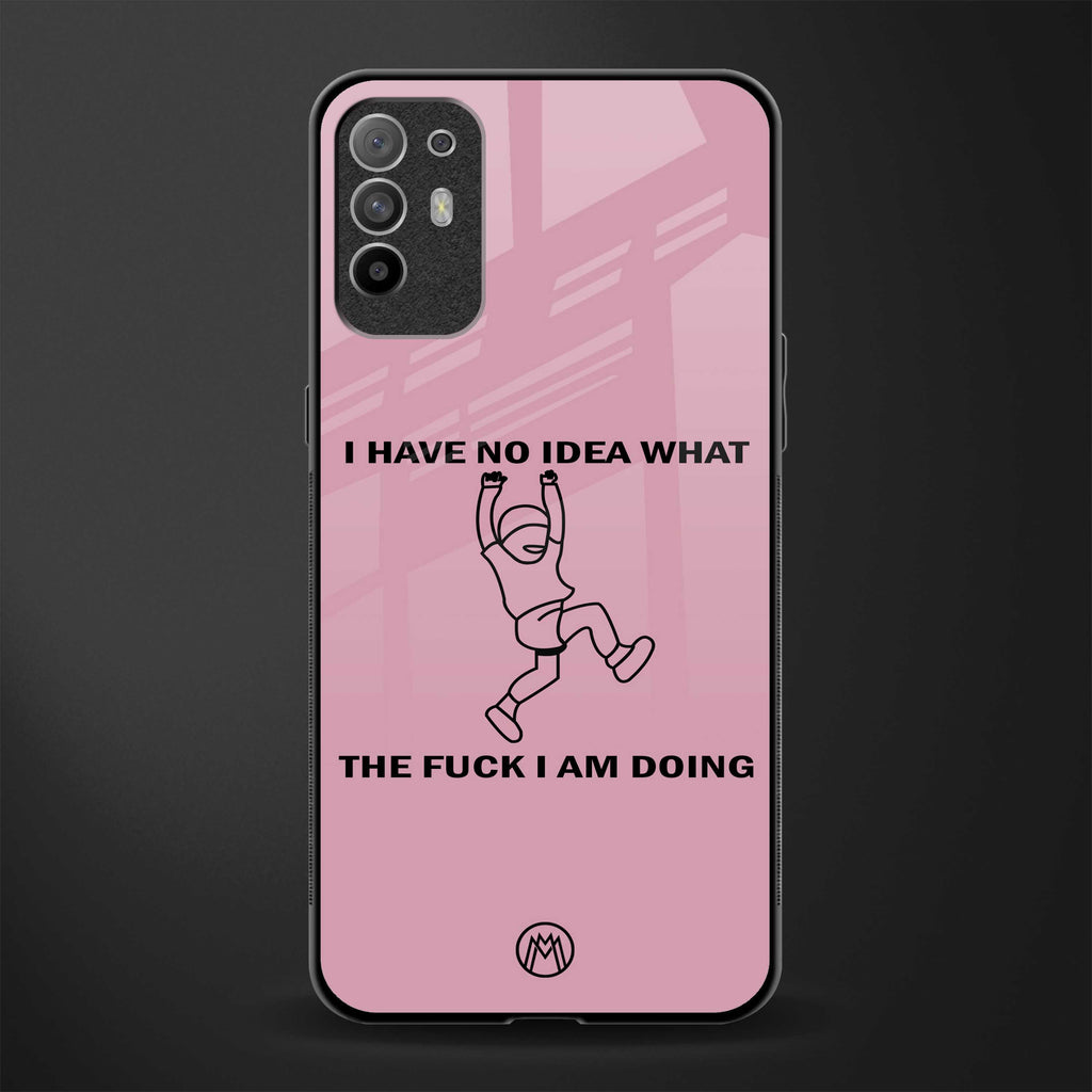 i have no idea glass case for oppo f19 pro plus image