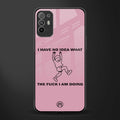 i have no idea glass case for oppo f19 pro plus image