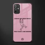 i have no idea glass case for oppo f19 pro plus image