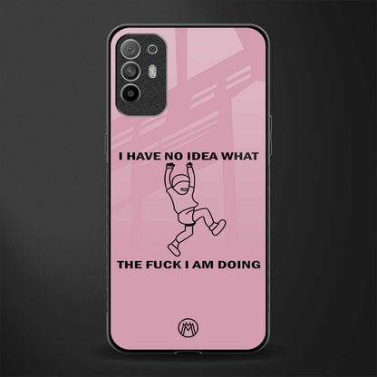 i have no idea glass case for oppo f19 pro plus image