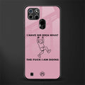 i have no idea glass case for realme c21 image