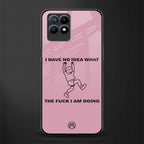 i have no idea glass case for realme 8i image