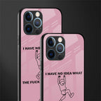 i have no idea glass case for iphone 12 pro image-2