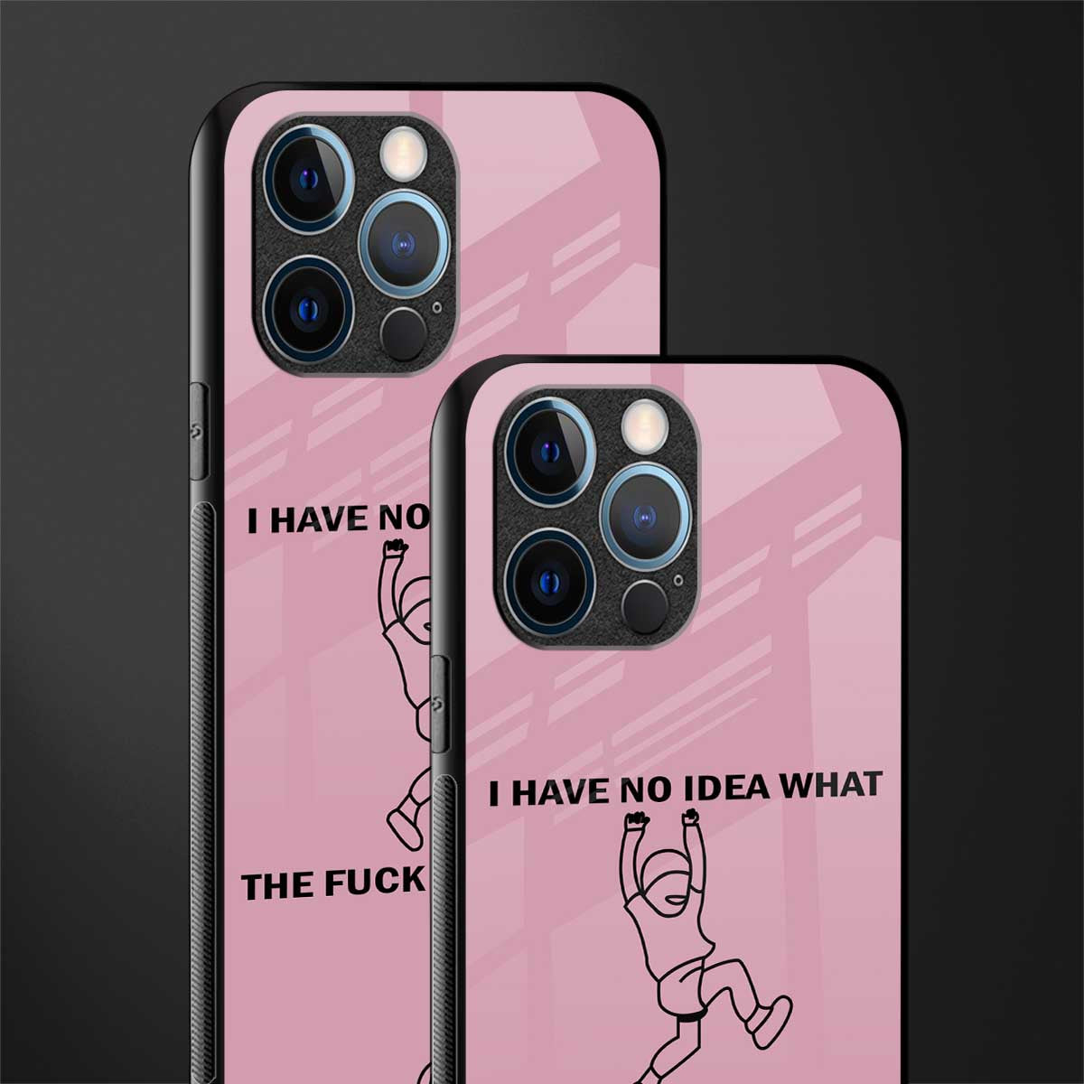 i have no idea glass case for iphone 12 pro image-2