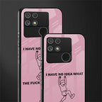 i have no idea back phone cover | glass case for realme narzo 50a