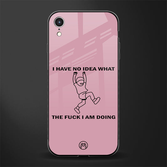 i have no idea glass case for iphone xr image