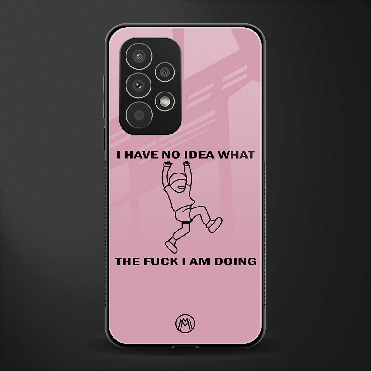 i have no idea back phone cover | glass case for samsung galaxy a73 5g
