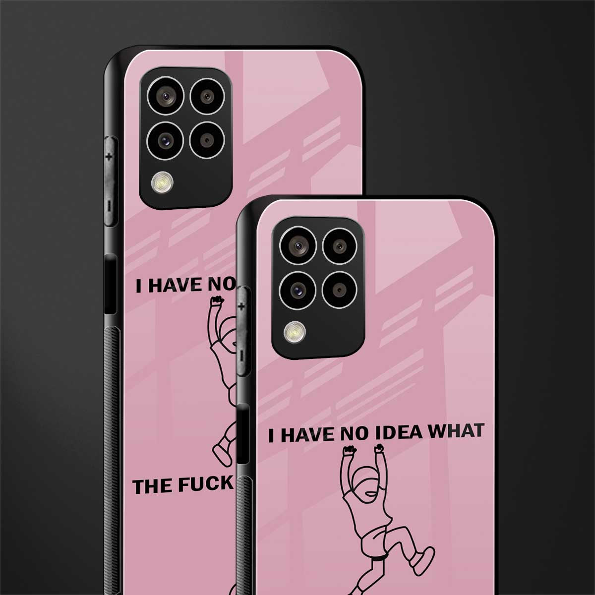 i have no idea back phone cover | glass case for samsung galaxy m33 5g