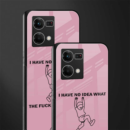 i have no idea back phone cover | glass case for oppo f21 pro 4g