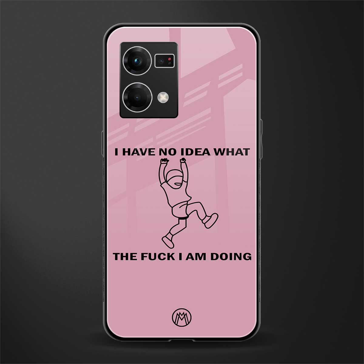 i have no idea back phone cover | glass case for oppo f21 pro 4g