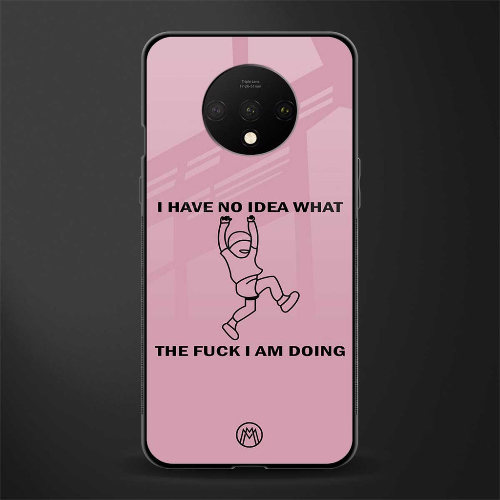 i have no idea glass case for oneplus 7t image