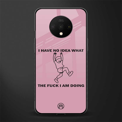 i have no idea glass case for oneplus 7t image