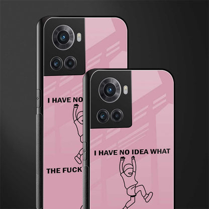 i have no idea back phone cover | glass case for oneplus 10r 5g