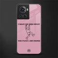 i have no idea back phone cover | glass case for oneplus 10r 5g