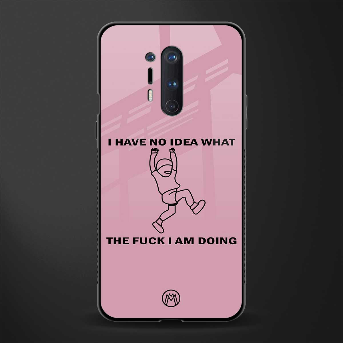i have no idea glass case for oneplus 8 pro image