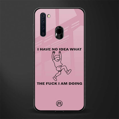 i have no idea glass case for samsung a21 image