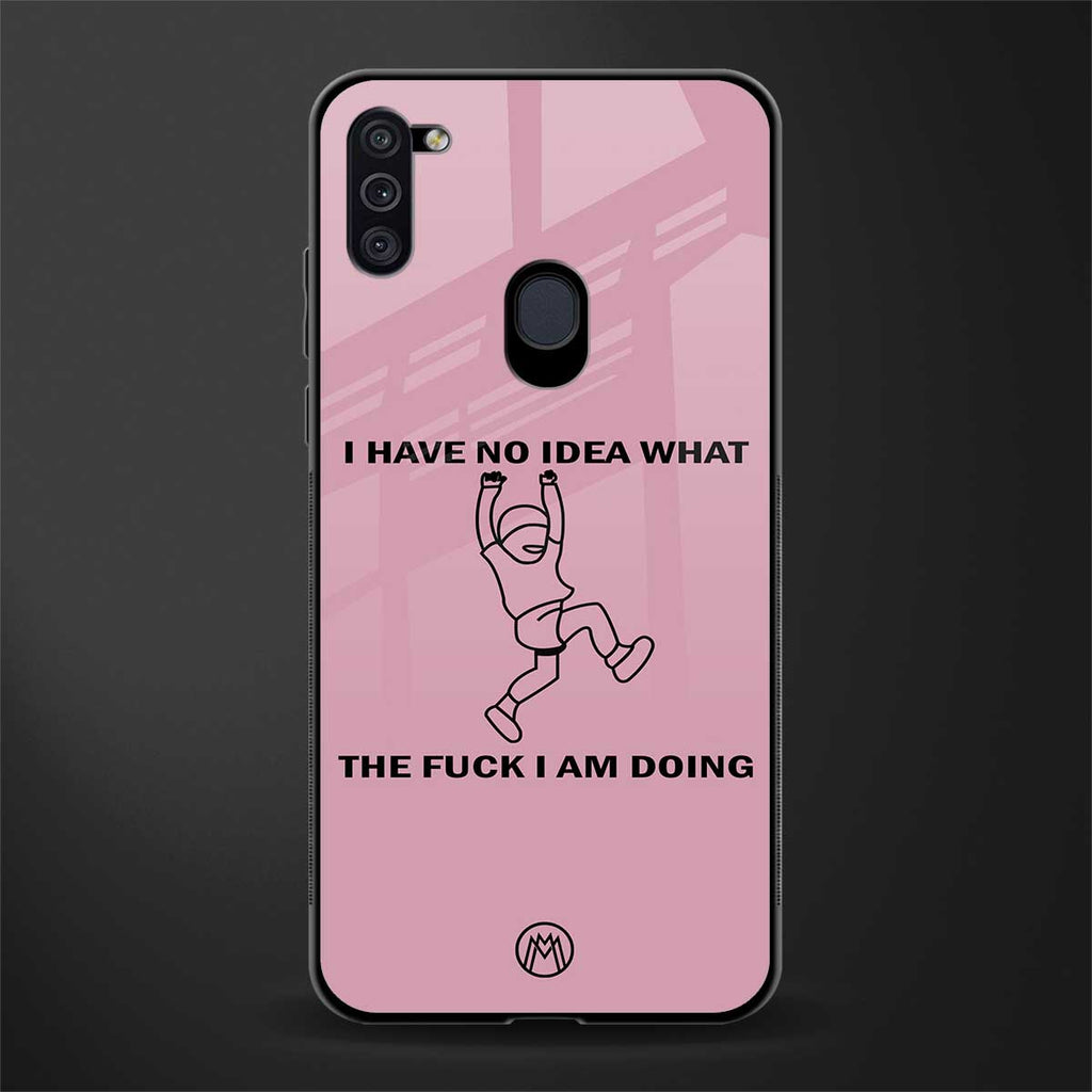 i have no idea glass case for samsung a11 image
