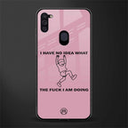i have no idea glass case for samsung a11 image