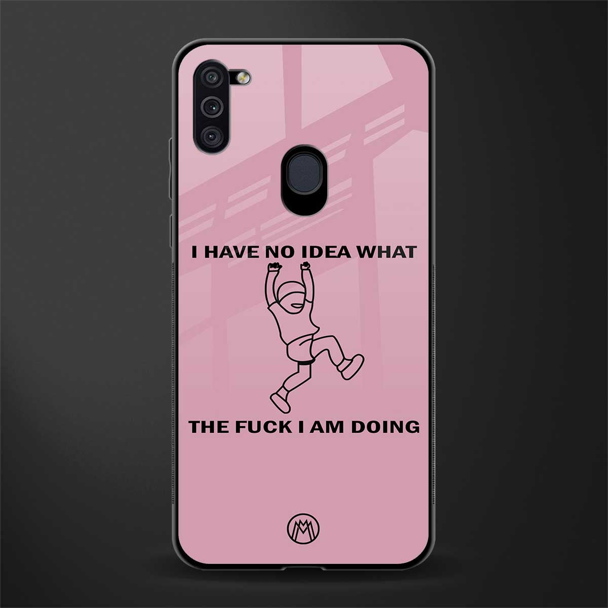 i have no idea glass case for samsung a11 image