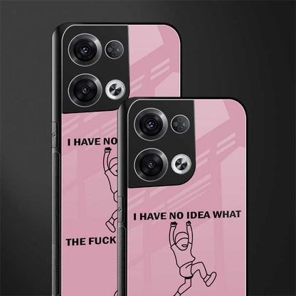 i have no idea back phone cover | glass case for oppo reno 8