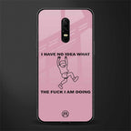 i have no idea glass case for oneplus 6 image
