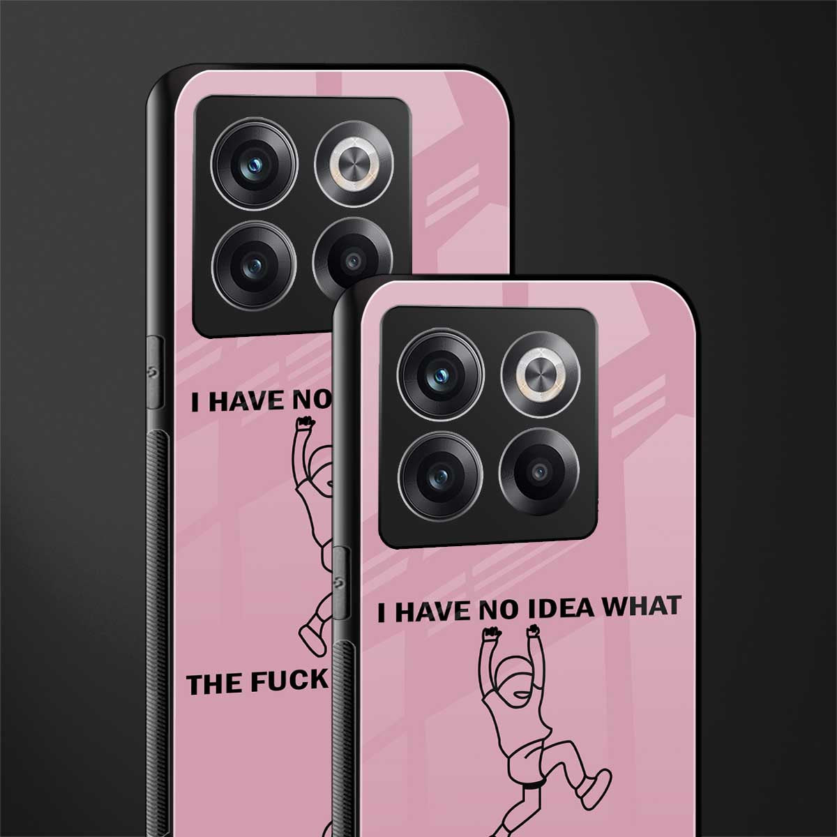 i have no idea back phone cover | glass case for oneplus 10t