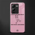 i have no idea back phone cover | glass case for vivo v25 pro 5g