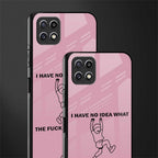 i have no idea back phone cover | glass case for samsung galaxy f42