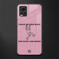 i have no idea back phone cover | glass case for vivo v21e 4g