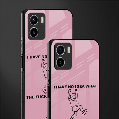 i have no idea back phone cover | glass case for vivo y72