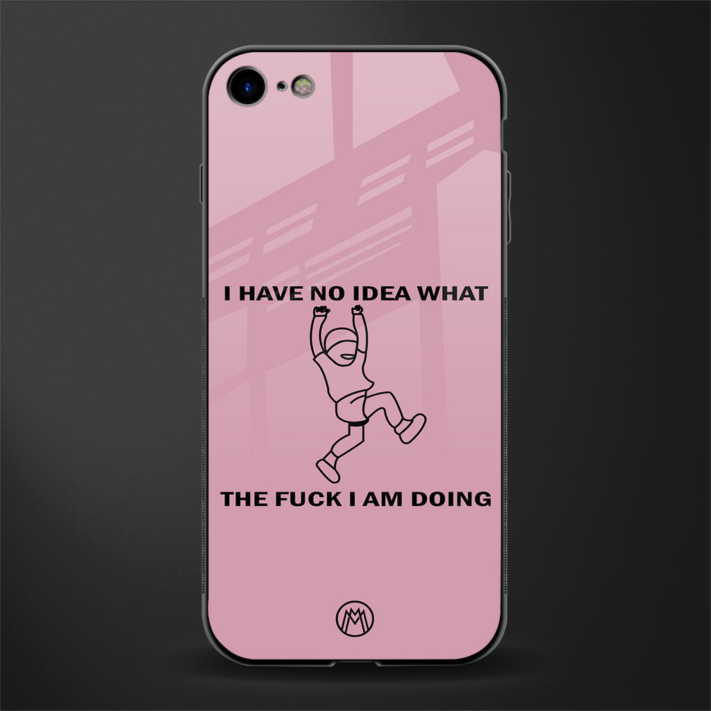 i have no idea glass case for iphone se 2020 image