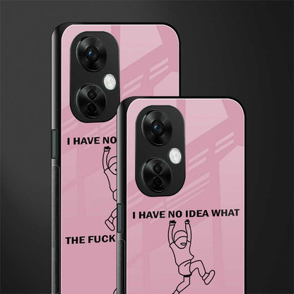 i have no idea back phone cover | glass case for oneplus nord ce 3 lite