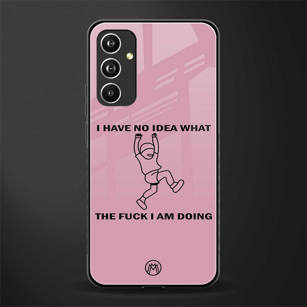 i have no idea back phone cover | glass case for samsung galaxy a54 5g