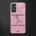 i have no idea back phone cover | glass case for samsung galaxy a54 5g