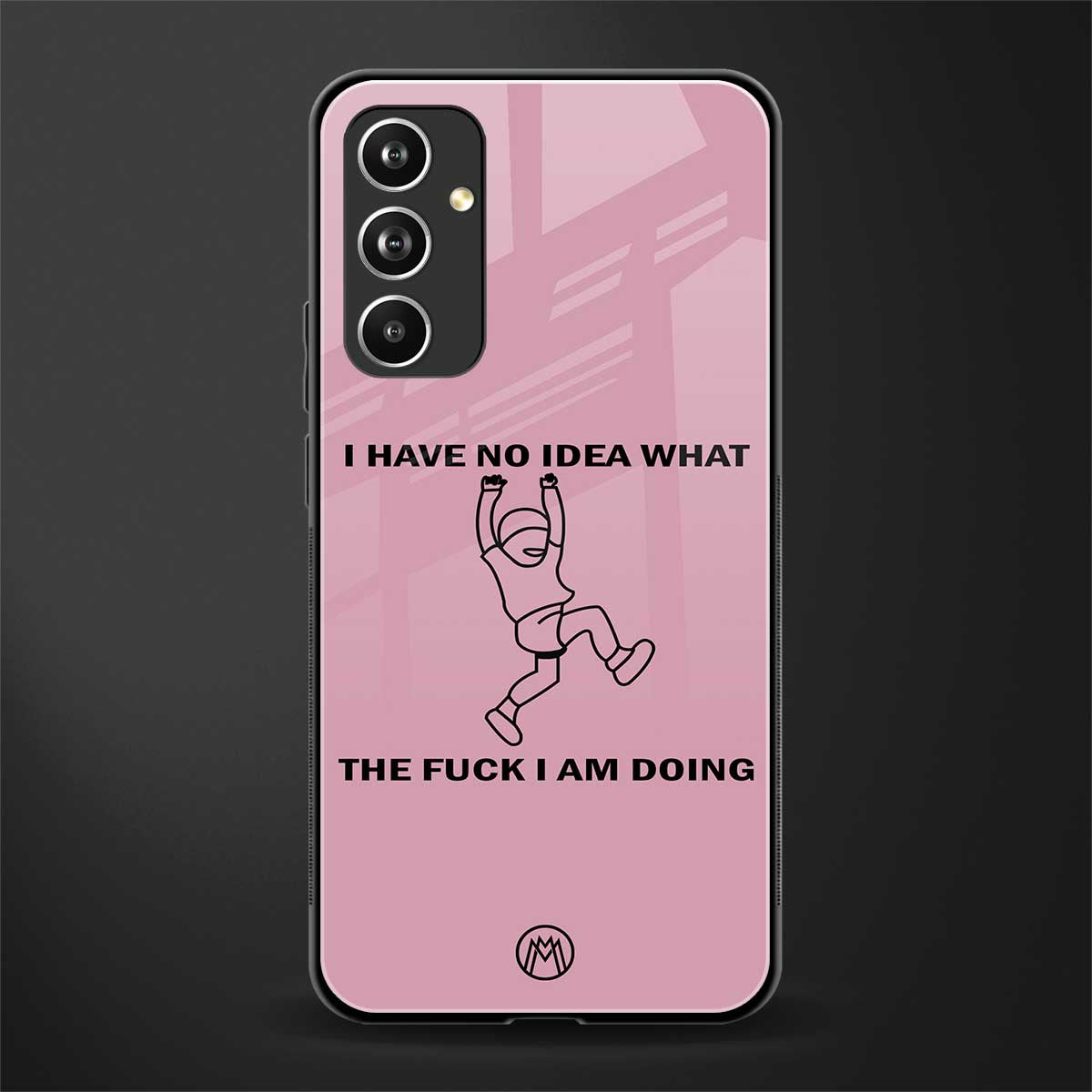 i have no idea back phone cover | glass case for samsung galaxy a54 5g