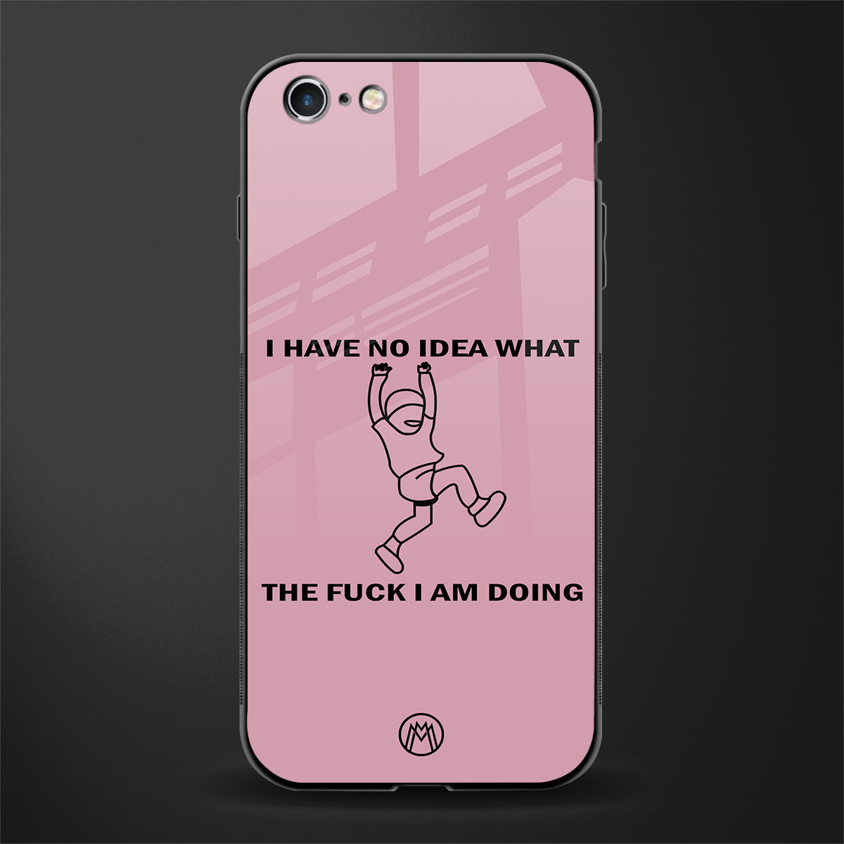 i have no idea glass case for iphone 6 plus image