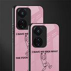i have no idea back phone cover | glass case for vivo t1 44w 4g
