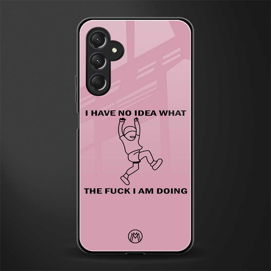 i have no idea back phone cover | glass case for samsun galaxy a24 4g