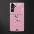 i have no idea back phone cover | glass case for samsun galaxy a24 4g
