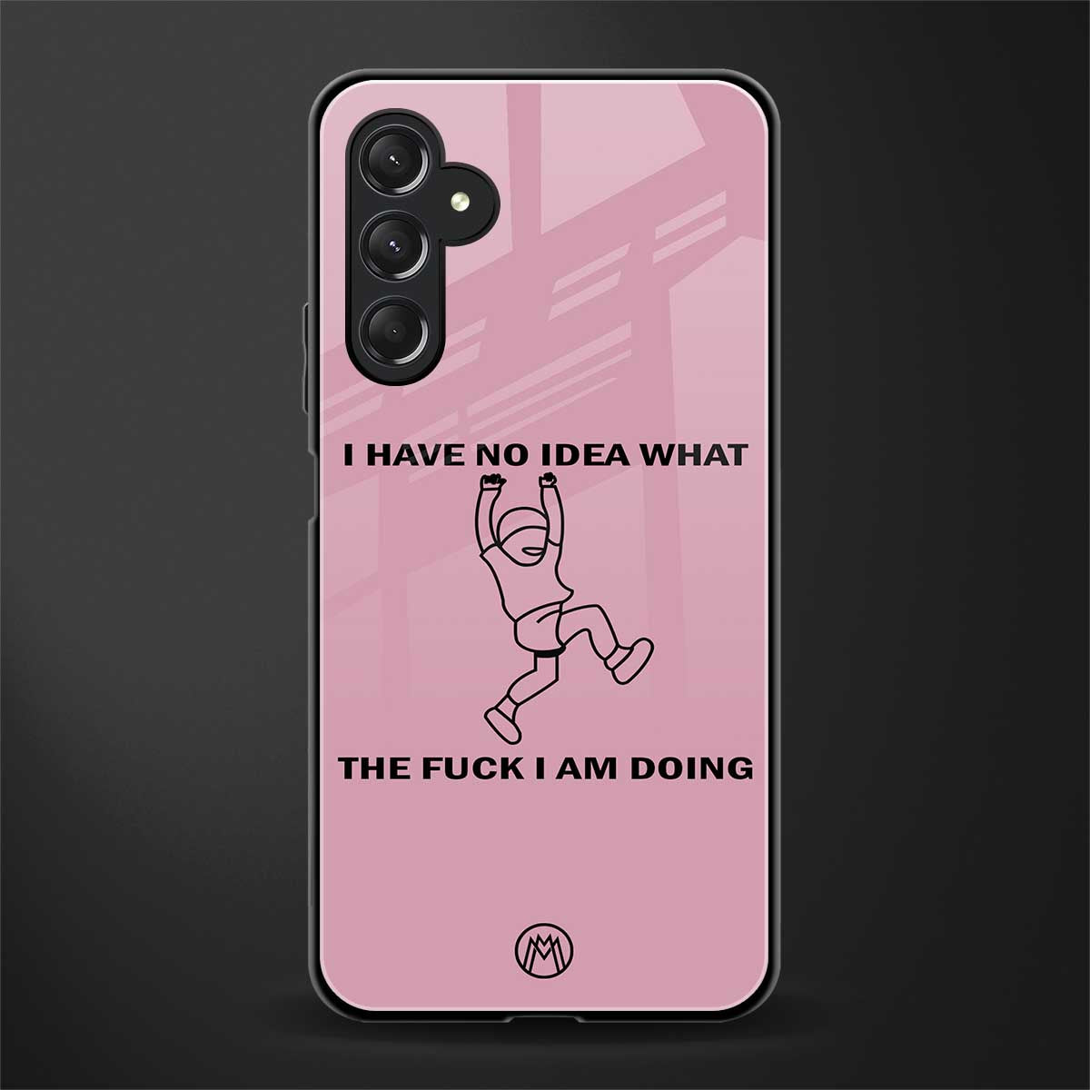 i have no idea back phone cover | glass case for samsun galaxy a24 4g