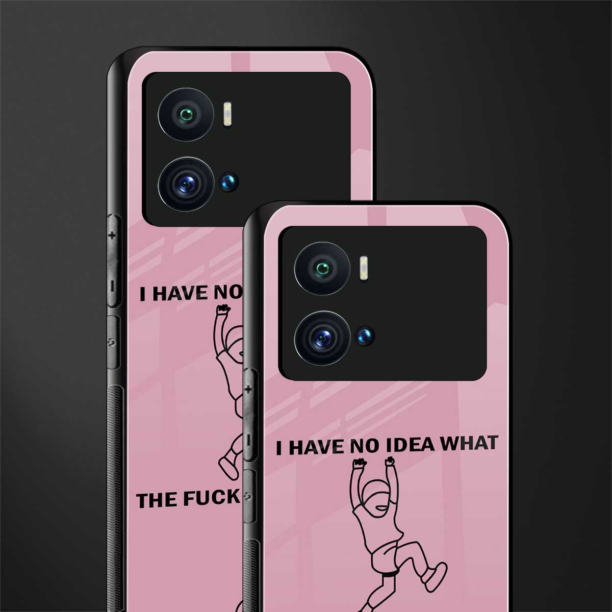 i have no idea back phone cover | glass case for iQOO 9 Pro