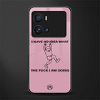 i have no idea back phone cover | glass case for iQOO 9 Pro