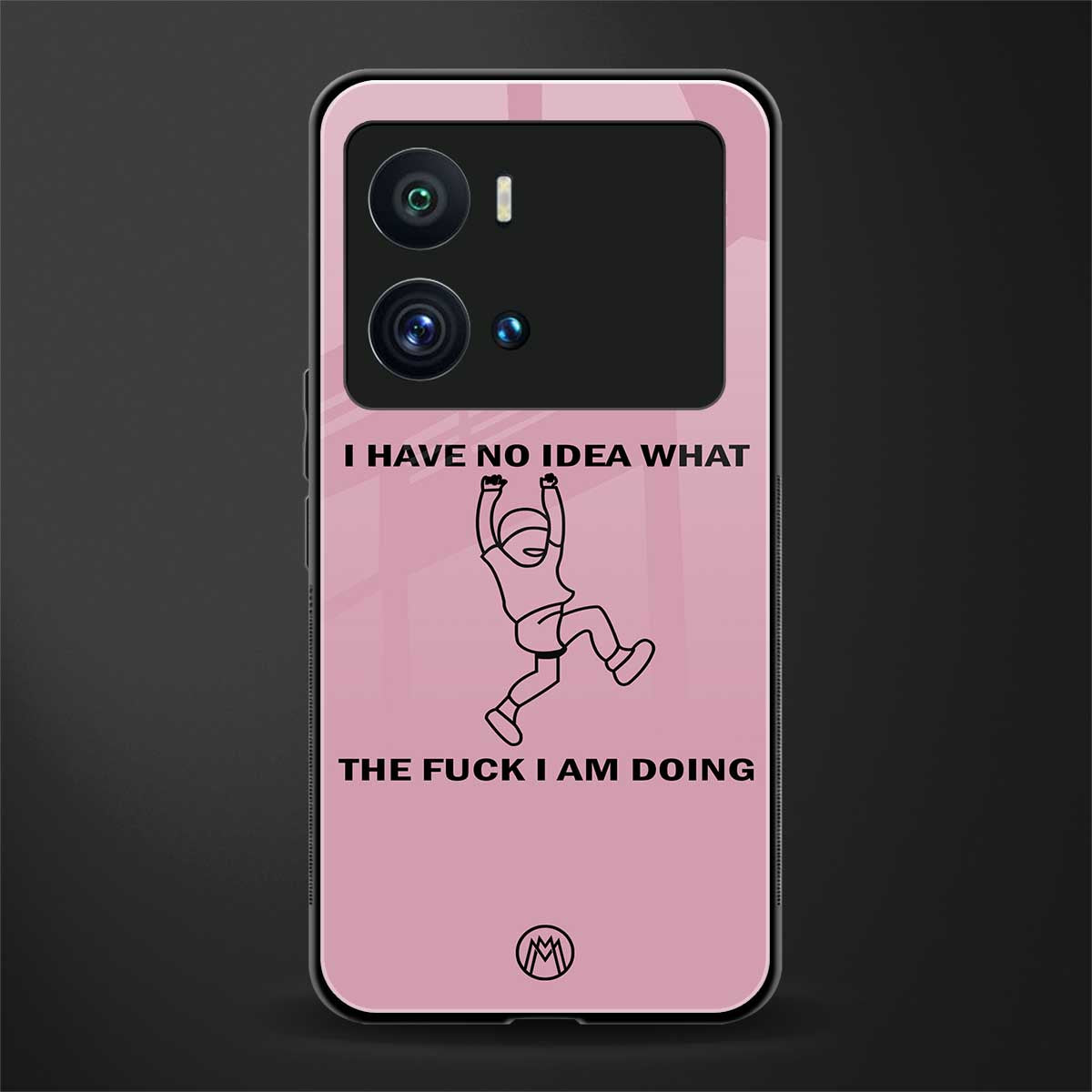 i have no idea back phone cover | glass case for iQOO 9 Pro